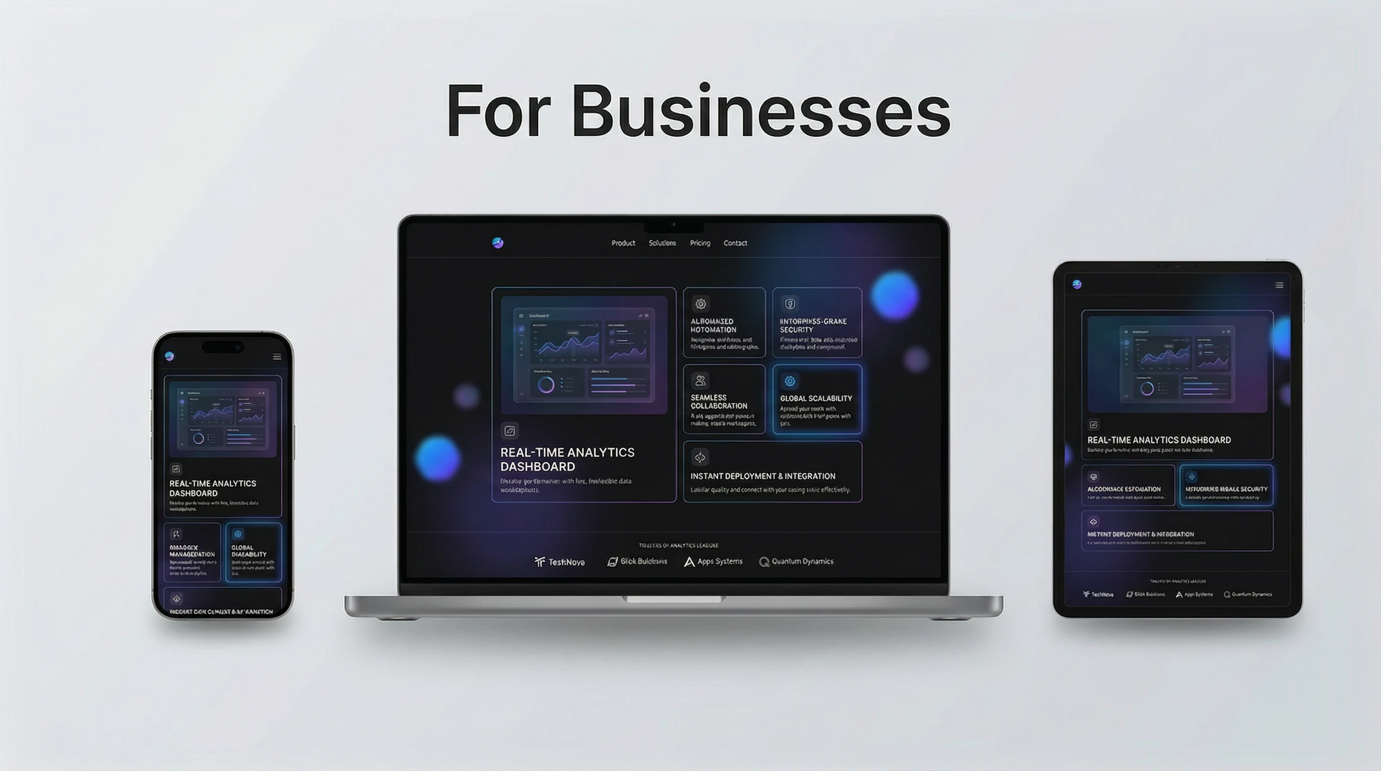 Professional corporate website design and business automation services