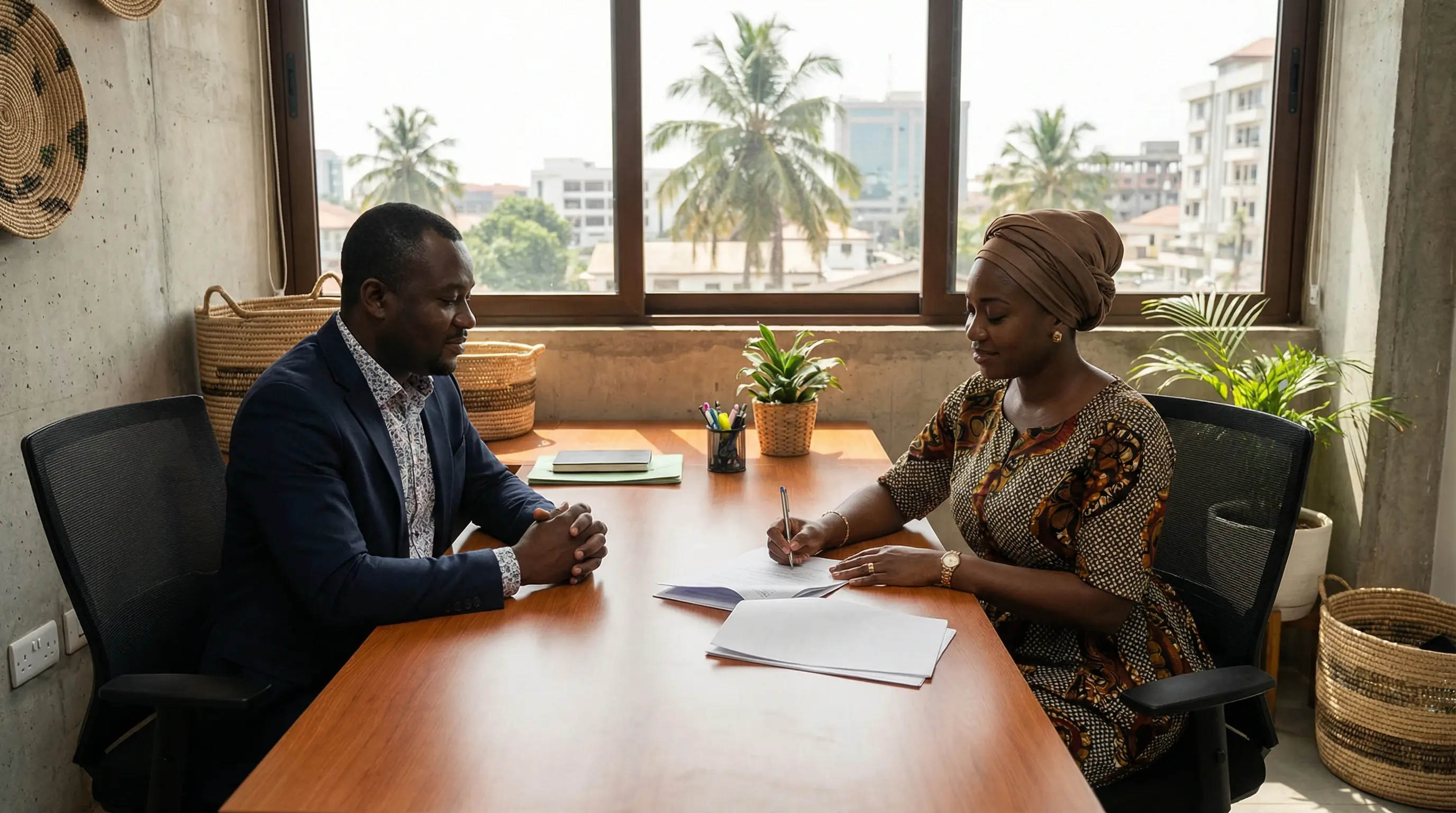 Document signing with real people